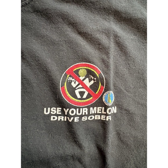 Ross Chastain T-shirt Use Your Melon DUI Black Men's XL Drive Sober - Picture 3 of 5